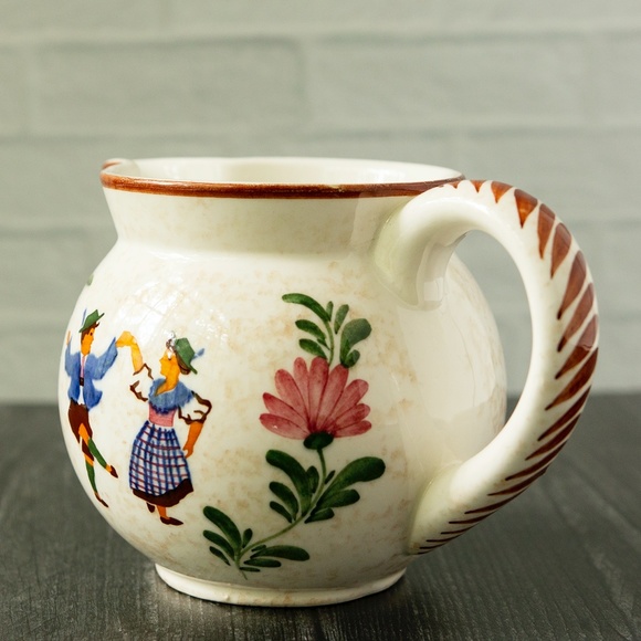 Alpine Peasant Ware pitcher from Germany - Picture 5 of 7